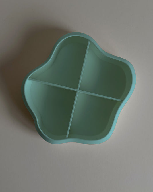 blaue snack schale, organizer in blau