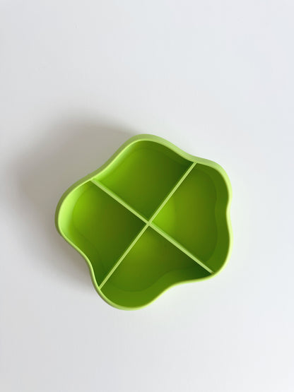 Nachhaltig hergestellte Snack schale in Deutschland. Snack Schale mt 4 Fächern