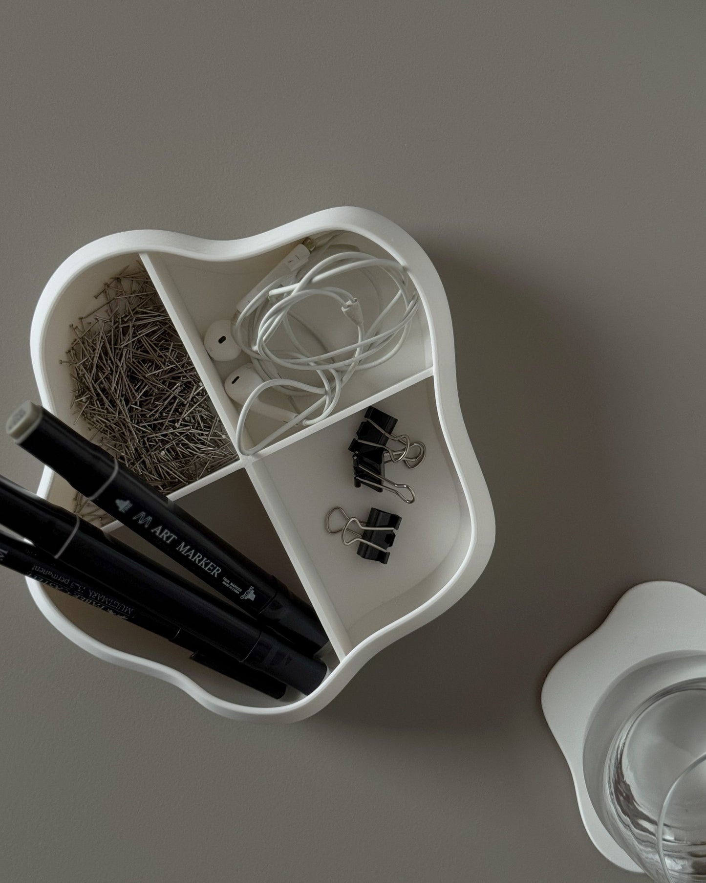 snack-schale, schale mit vier Fächern