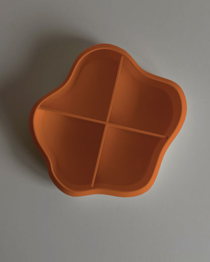 orange snack schale, organizer in orange