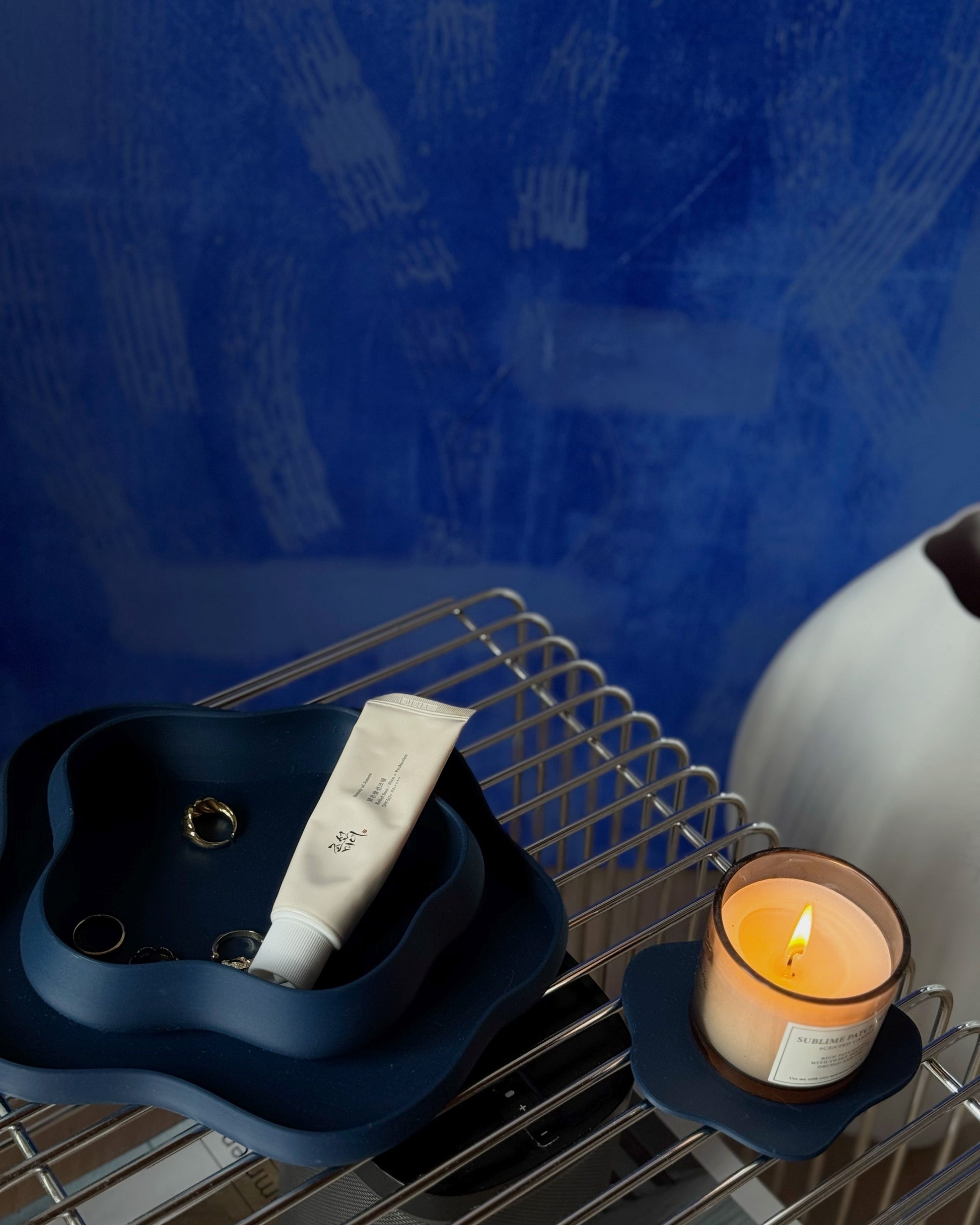 Navy Blue Schlüsselschale für deinen Flur, Ordnung für den Flur