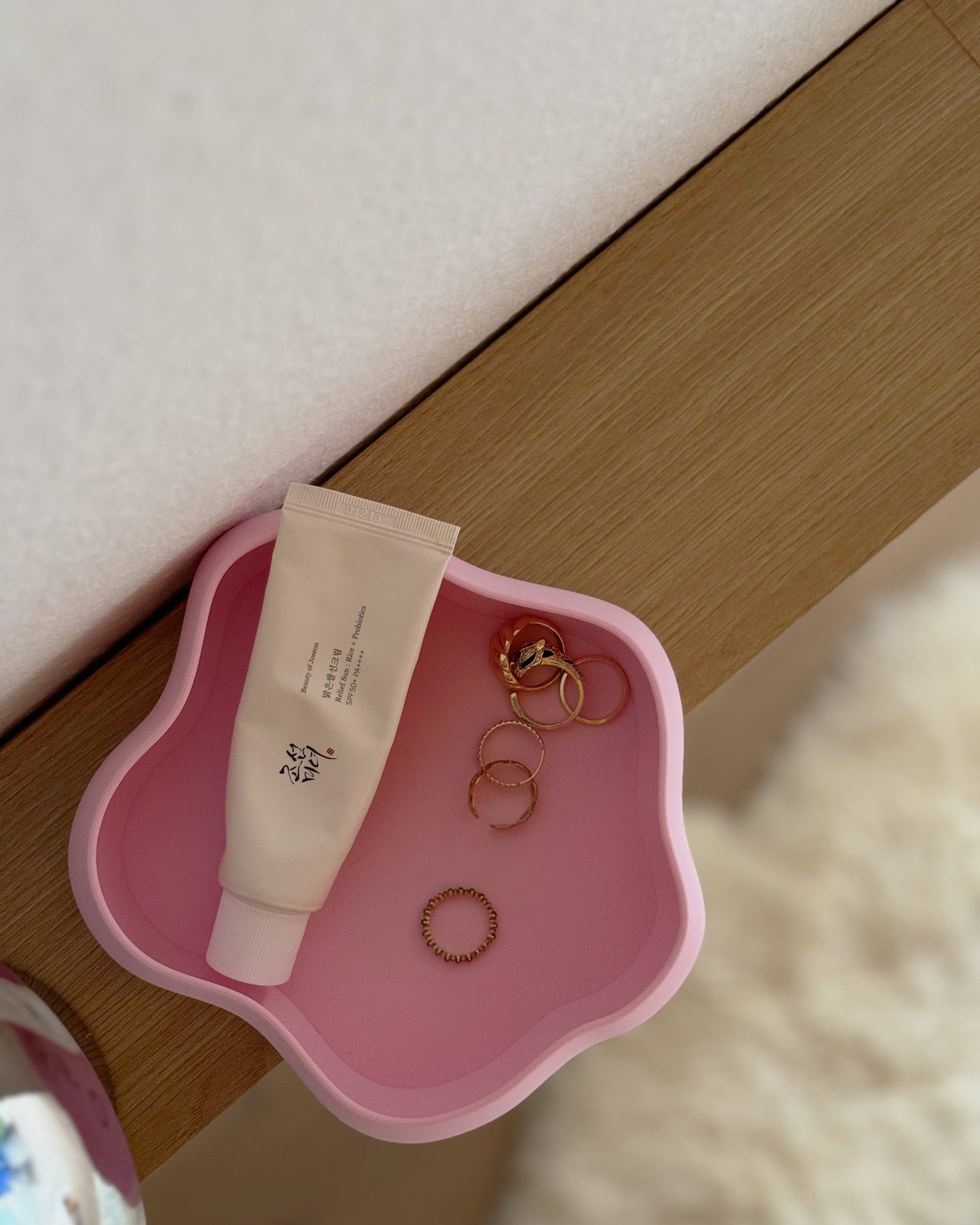 ästhetische designer Schmuck-Schale für dein Zuhause in Rosa