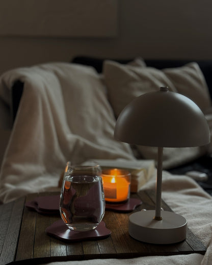 Untersetzer in Bordeaux, burgundy Untersetzer für Gläser oder Tassen