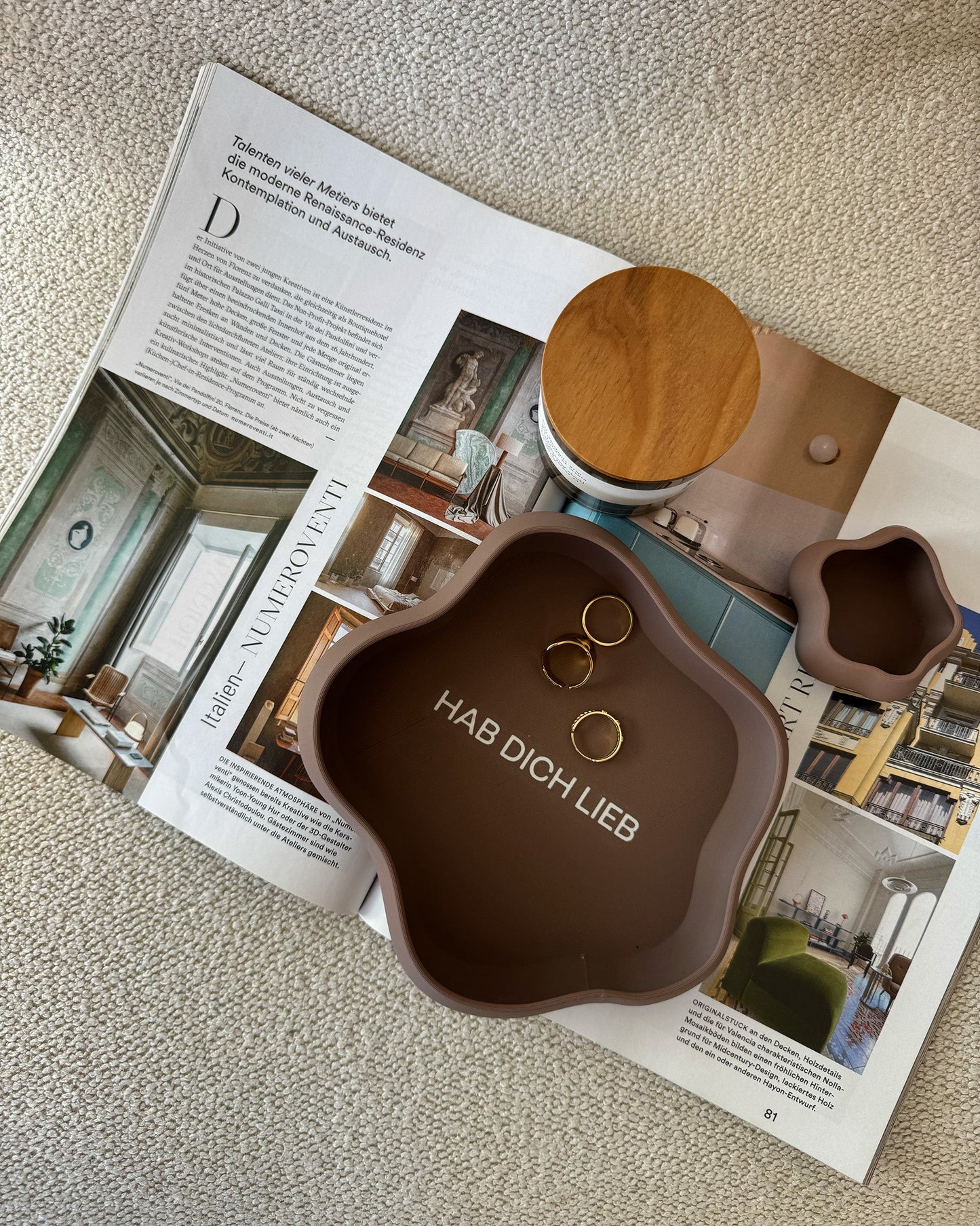 Personalisierte Harmony Catchall mit Wunschname